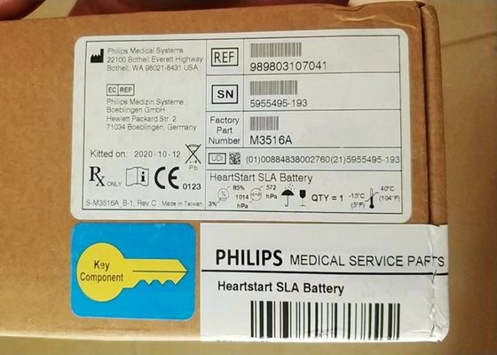 Batería de plomo 989803107041 para el PHILIP M3516A Heartstart XL