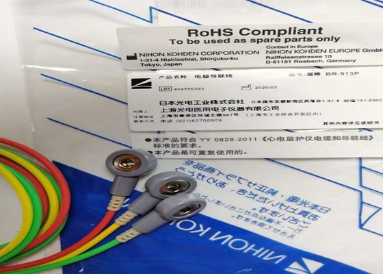 NIHON KOHDEN Equipo médico piezas de repuesto cable BR-913P Snap On Tipo K910A