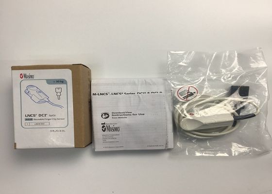 LNCS DCI SpO2 Masimo Sensor de clips para dedos reutilizables 9 pines Ref 1863 para adultos
