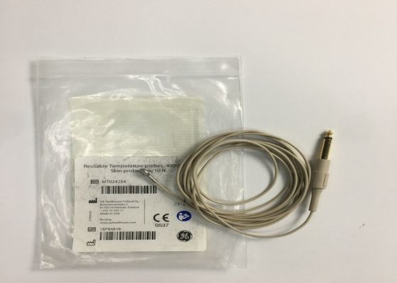 IPX7 Consumibles para dispositivos médicos, sonda de temperatura reutilizable de GE 3M 10 pies