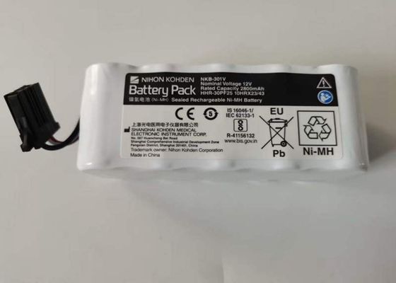 2800mAh Recargable Ni Mh Batería, 12v Nkb 301v Nihon Kohden