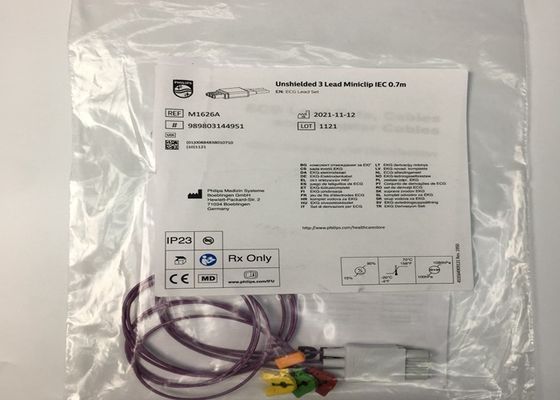 M1626A Cable de plomo reutilizable para ECG para hospitales