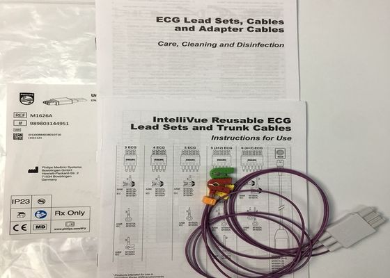 M1626A Cable de plomo reutilizable para ECG para hospitales
