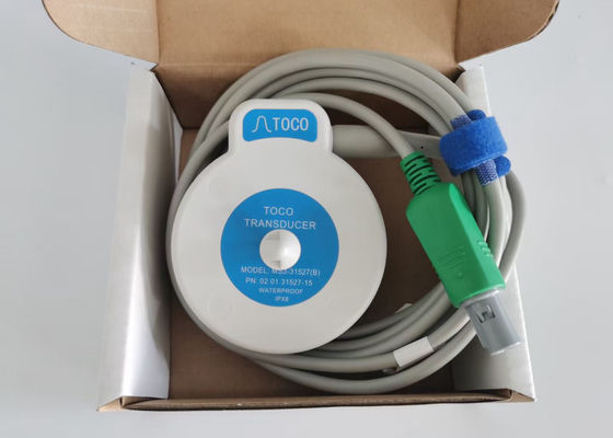 MS3-31527 Toco Transductor Probe 6 Aguja de ranura única cinta azul Velcro 2,5m de longitud