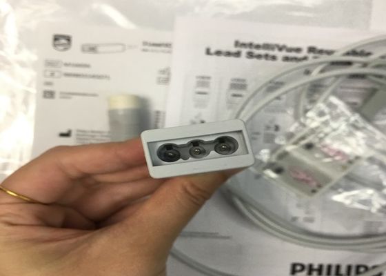 M1669A Cable de ECG de plomo de 3 pulgadas reutilizables aAMI/IEC 2.7M Material TPU