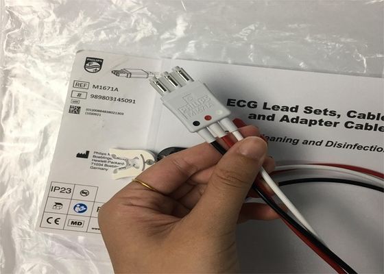 AMMI ICU ECG conjunto de plomo cables M1671A material TPU para el monitoreo de ECG