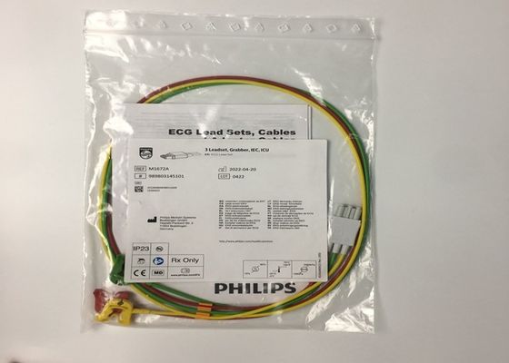 TPU ECG piezas de repuesto Cables, ECG conjunto de plomo 989803145101
