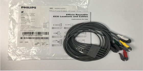 PHLIP Efficia Reutilizable 5 Cable de ECG de plomo Miembro IEC Para adultos