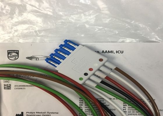 Flip M1644A Intellivue ECG Cable 5 Plomo Reutilizable 989803144991