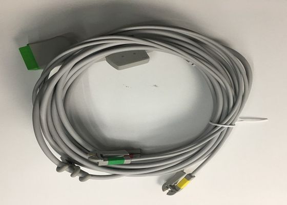 Multi Link ECG piezas de repuesto Cable 3 Plomo con integrado grabador de plomo alambre 3.6M