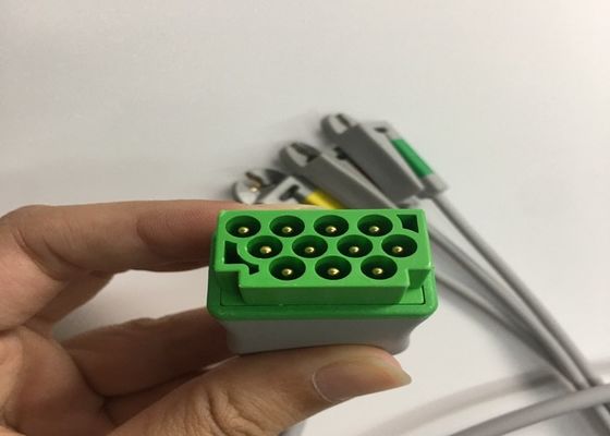 Multi Link ECG piezas de repuesto Cable 3 Plomo con integrado grabador de plomo alambre 3.6M