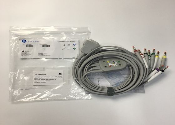 10 Piezas de repuesto de ECG de plomo Cable GE2104726-001 Norma de la UE