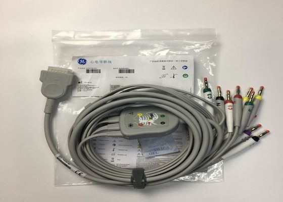 10 Piezas de repuesto de ECG de plomo Cable GE2104726-001 Norma de la UE
