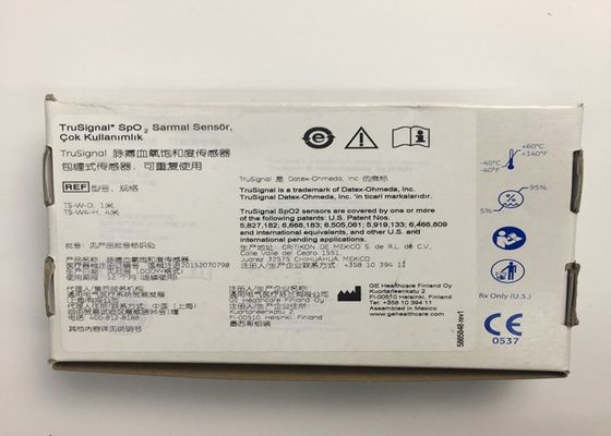 Ohmeda Trusingnal GE SpO2 Sensor Reutilizable TS-W-D 9 PINS para equipos médicos