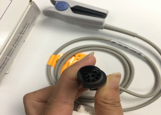 Reutilizable Equipo médico piezas de repuesto, Trusignal Spo2 sensor de dedos redondo en forma de 1M