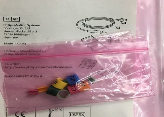 989803151761 Consumibles de dispositivos médicos 4 conductos para el monitor de paciente TC50 Phlip