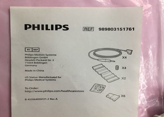 989803151761 Consumibles de dispositivos médicos 4 conductos para el monitor de paciente TC50 Phlip