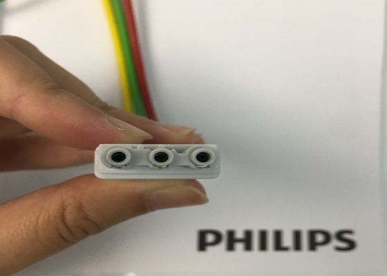 M1674A Conjunto de plomo de ECG Cable 3 Plomo de ICU IEC 1M para equipos médicos