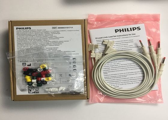 1M 12 Plomo ECG Limbos de plomo 989803151711 Para el monitor del paciente PHLIP TC30 TC50 TC70