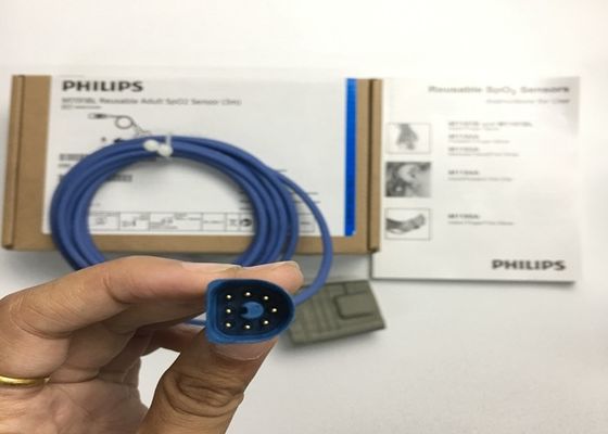 Phlip M1191BL Equipo médico piezas de repuesto, Sensor SpO2 para adultos 3M D forma 8 pines