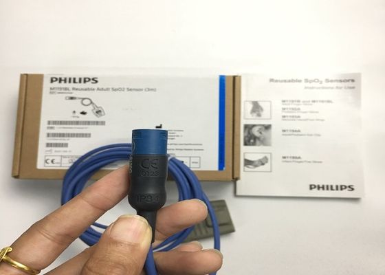 Phlip M1191BL Equipo médico piezas de repuesto, Sensor SpO2 para adultos 3M D forma 8 pines
