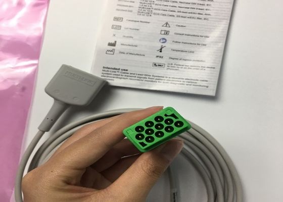 GE Adults Multi Link ECG Cable de plomo 3 Plomo 5 Plomo 3.6M 12 pies 2017003-001
