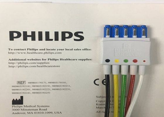 M1645A IntelliVue Equipo médico piezas de repuesto Cables 5 Leadset