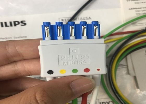 M1645A IntelliVue Equipo médico piezas de repuesto Cables 5 Leadset