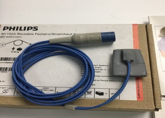 M1192A Sensor SpO2 de dedito pequeño reutilizable para adultos pediátricos Forma D 8 pines 1.5M