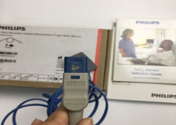 M1192A Sensor SpO2 de dedito pequeño reutilizable para adultos pediátricos Forma D 8 pines 1.5M