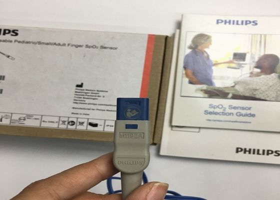 M1192A Sensor SpO2 de dedito pequeño reutilizable para adultos pediátricos Forma D 8 pines 1.5M