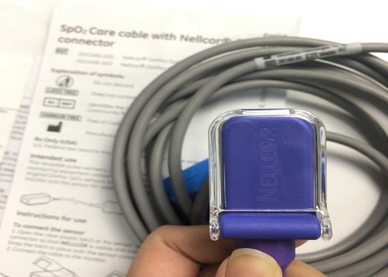 Interfaz SpO2 Equipo médico piezas de repuesto cable 3M 10ft 2021406-001