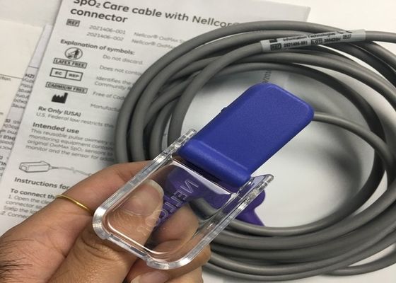 Interfaz SpO2 Equipo médico piezas de repuesto cable 3M 10ft 2021406-001