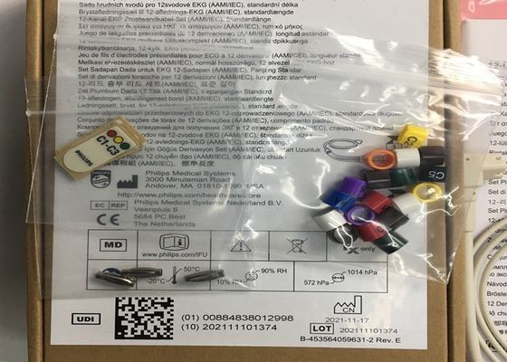 0.75M Consumibles para dispositivos médicos 12 Plomo Conjunto 989803151671 Para Phlip TC30 original