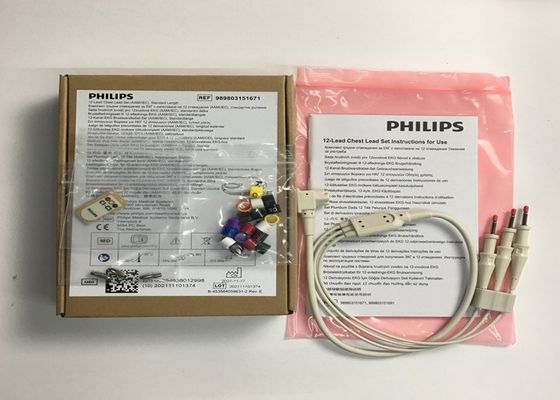 0.75M Consumibles para dispositivos médicos 12 Plomo Conjunto 989803151671 Para Phlip TC30 original