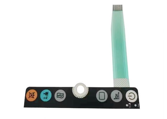 Accesorios de monitoreo de pacientes de plástico Partes Película de teclado para Philip SureSigns VM6