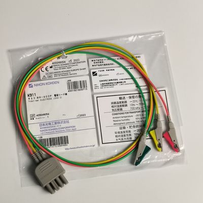 Consumibles para dispositivos médicos duraderos NIHON KOHDEN Electrodo de plomo (3) K911 BR-903P