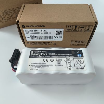 NiHON KOHDEN paquete de baterías NKB-301V tensión nominal 12V 2800mAh Ni-MH