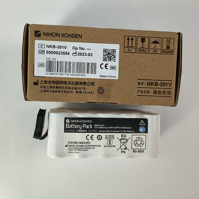 NiHON KOHDEN paquete de baterías NKB-301V tensión nominal 12V 2800mAh Ni-MH