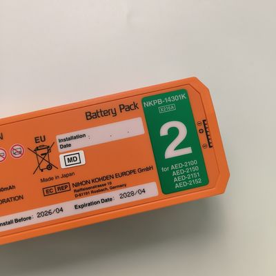 Nihon Kohden AED Desfibrilador Batería Alid No recargable NKPB-14301K X216A