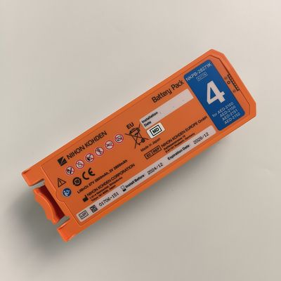 Nihon Kohden AED Desfibrilador Batería Naranja AED-2100aed-2150aed-215aed-2152 Nkpb-28271k X217A