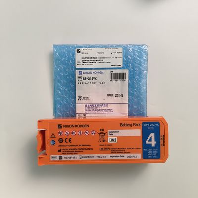 Nihon Kohden AED Desfibrilador Batería Naranja AED-2100aed-2150aed-215aed-2152 Nkpb-28271k X217A