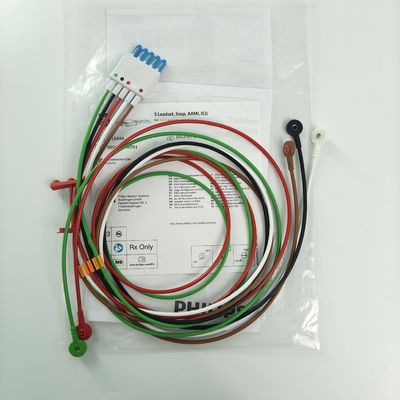 989803144991 Accesorios para monitor de pacientes PHILIP CBL 5 Ledset Snap AAMI UCI REF M1644A