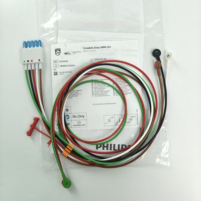 PHILIP Monitor del paciente Dispositivo médico Consumibles CBL 5 Ledset Snap AAMI UCI REF M1644A 989803144991
