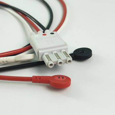 REF M1673A PHILIP Monitor del paciente CBL 3 Ledset Snap AAMI UCI PN 989803145111
