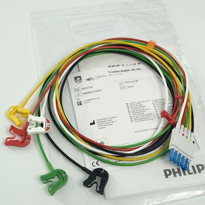 PHILIP Monitor del paciente Dispositivo médico Consumibles CBL 5 Grabador de dispositivos de conducción IEC UCI REF M1971A 989803125851