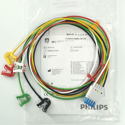 PHILIP Monitor del paciente Dispositivo médico Consumibles CBL 5 Grabador de dispositivos de conducción IEC UCI REF M1971A 989803125851