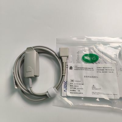 Original Dividido Adultos Dedo Clip sangre Proba de oxígeno Encriptado 9 Pin DB9 Trapezoidal PN 15-100-0013