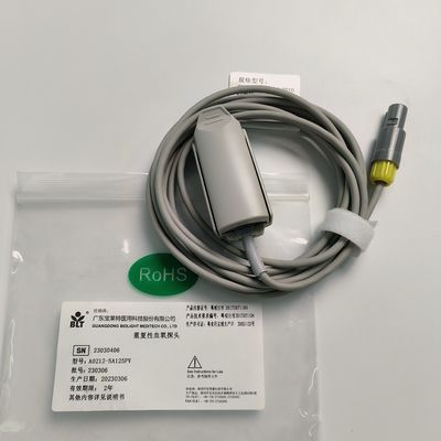 Proba de oxígeno de sangre con 5 agujas con conector de limón amarillo PN 15-100-0010