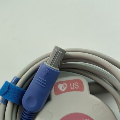 Supervisión de neumáticos US Transductor para F2/F3/F6 Frecuencia cardíaca fetal US Probe Doble ranura 4 pin MS3-109301 (D)